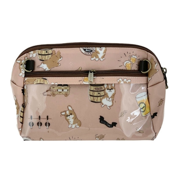 Waterproof Beer Corgi Crossbody Shoulder Phone Purse - Picture 3 of 9